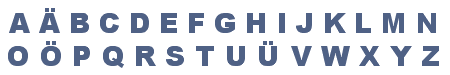 Klicken Sie auf einen Buchstaben